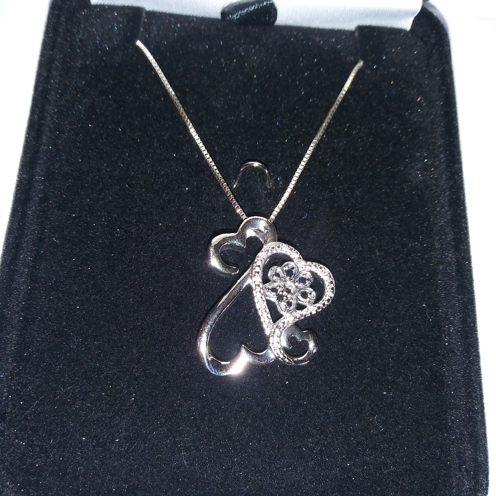 Open heart necklace
